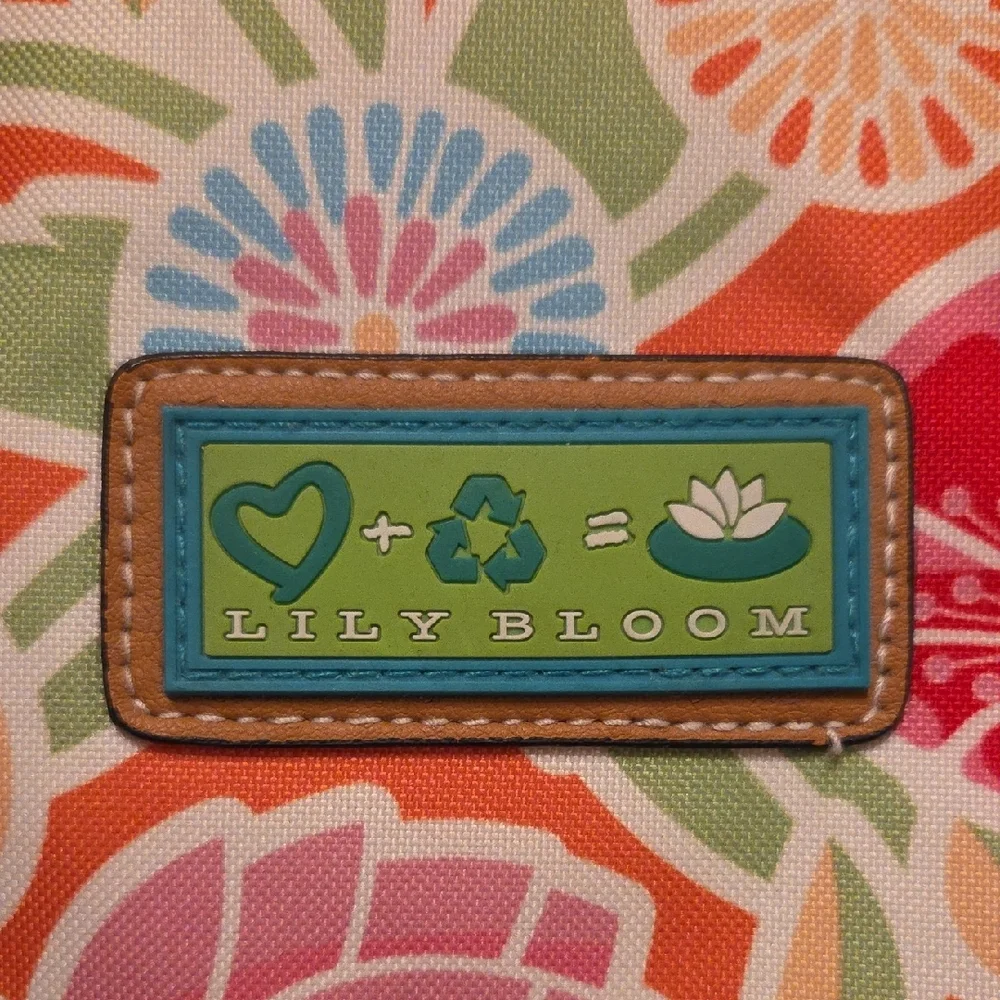 Lily Bloom Colorful Floral Crossbody Bag In EUC - Picture 2 of 6